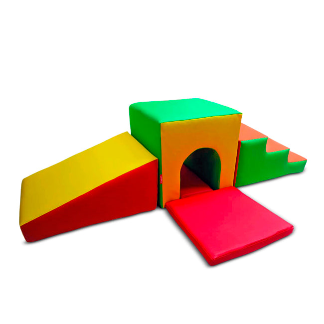 Kit de Psicomotricidad con Tunel Escalador