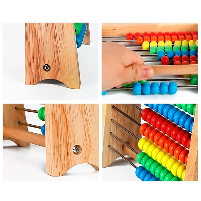 Abaco de Madera con Fichas Operacionales