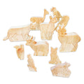 Set de 11 Aves y Animales Chilenos de Madera