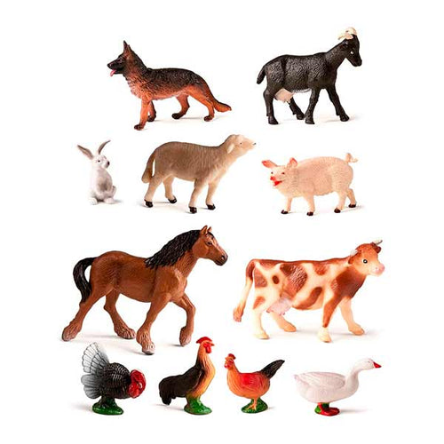 Animales de la Granja 11 Figuras