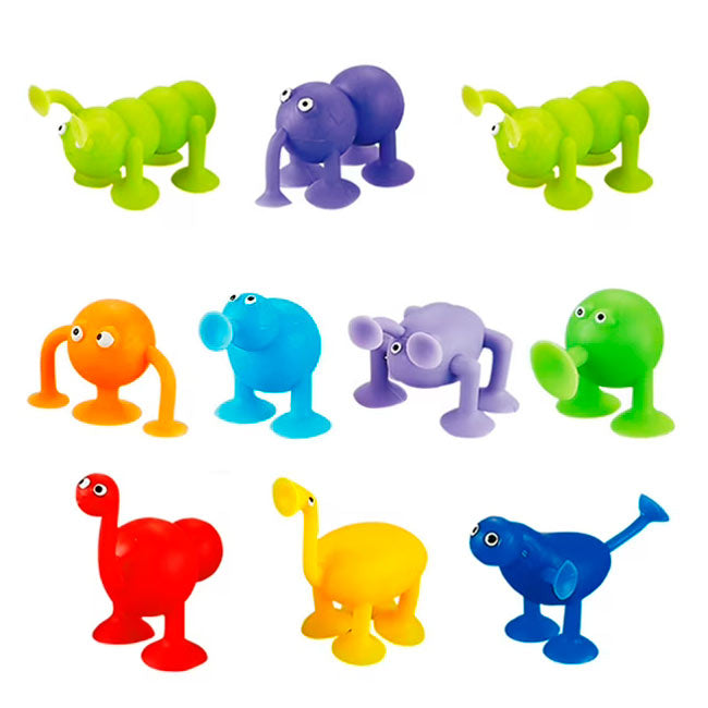 Animales Mounstritos Flexibles con Ventosas