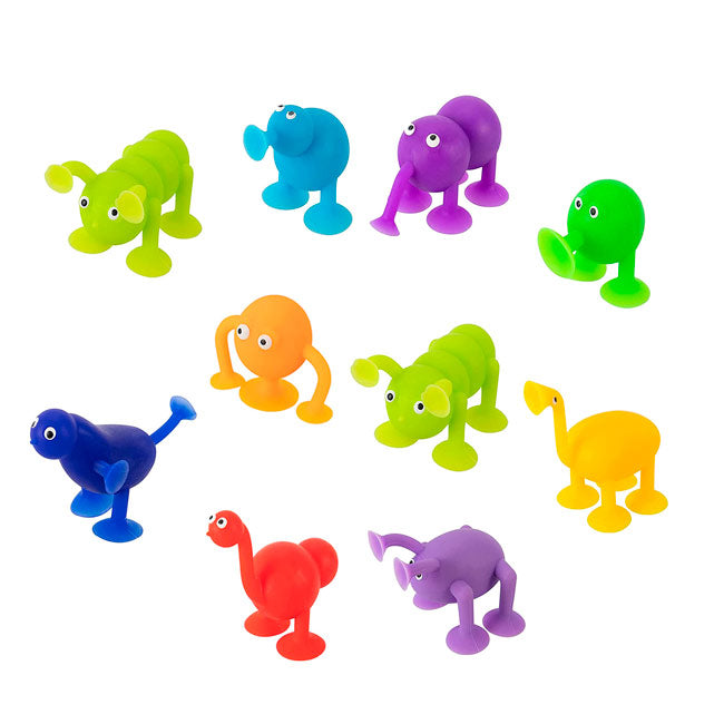 Animales Mounstritos Flexibles con Ventosas