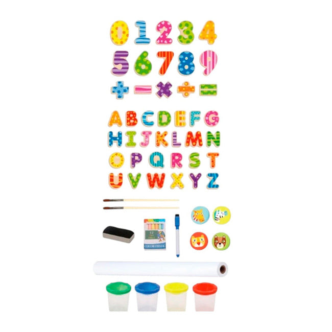 Atril de Arte con Deposito y Letras Magneticas