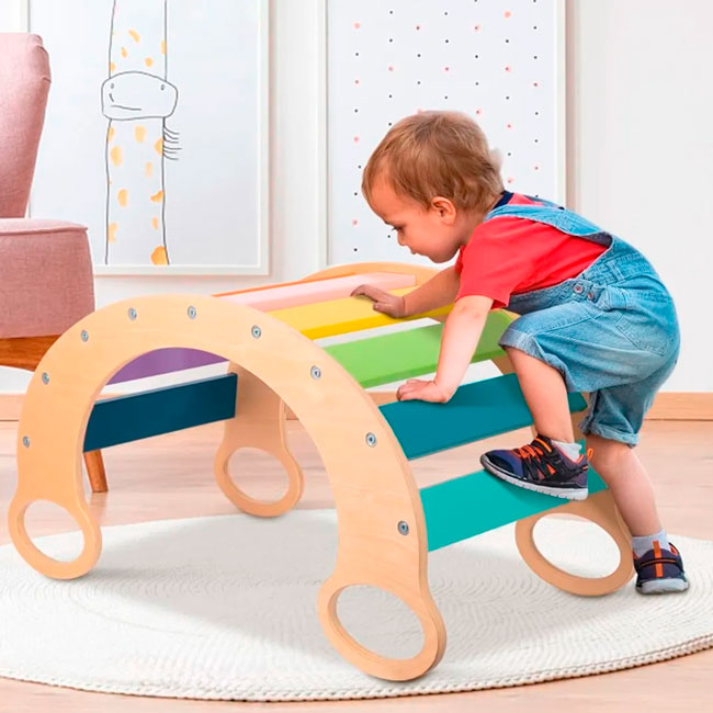 Balancin de Madera Pikler Doble Proposito