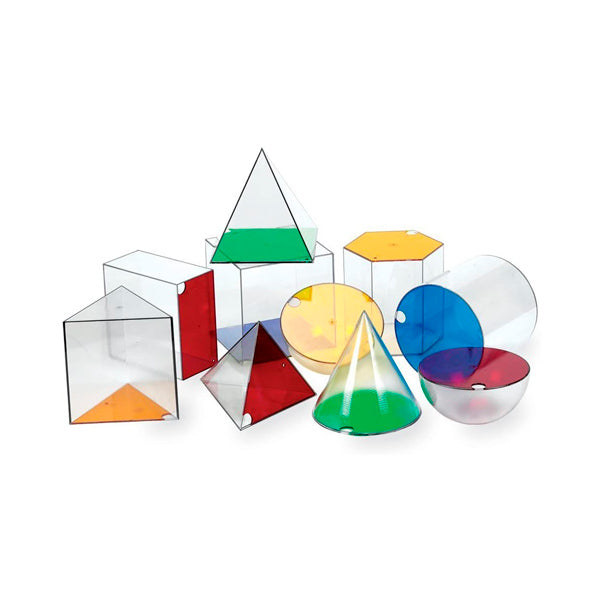 Cuerpos Geométricos Gigantes 3D 10 Piezas