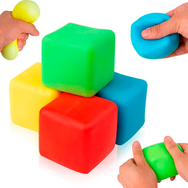 Cubos Sensoriales Squishy
