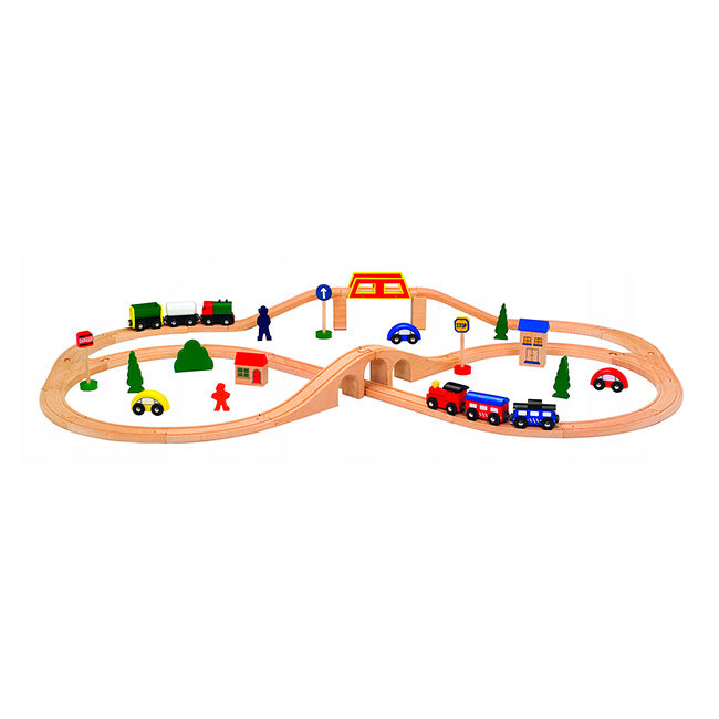 Juego Tren de la Ciudad madera