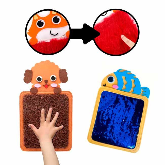Juego de Texturas Diferente Animales