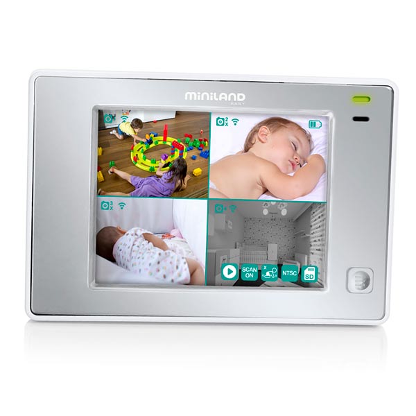 Monitor de Bebe Pantalla 3,5" Táctil