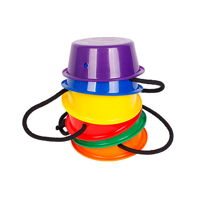 Pista de Equilibrio Circular con Cuerda - 6 Piezas
