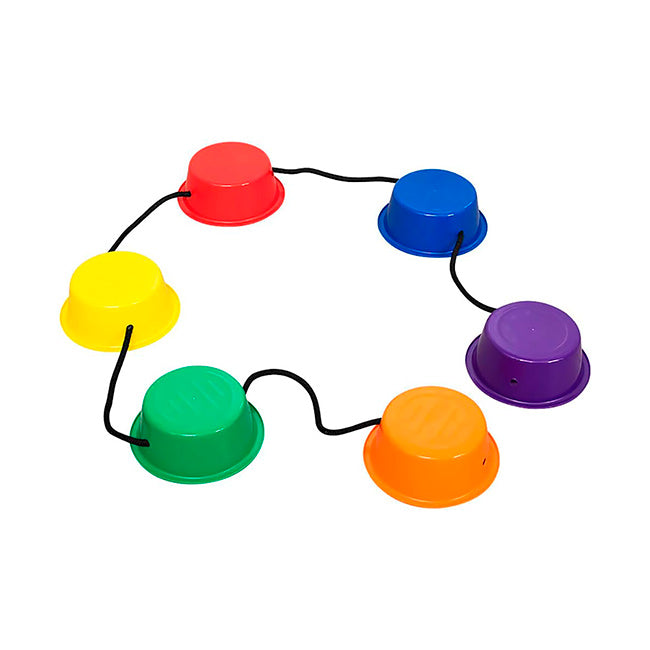 Pista de Equilibrio Circular con Cuerda - 6 Piezas