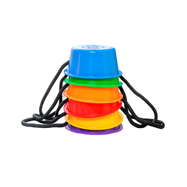 Pista de Equilibrio Circular con Cuerda - 6 Piezas