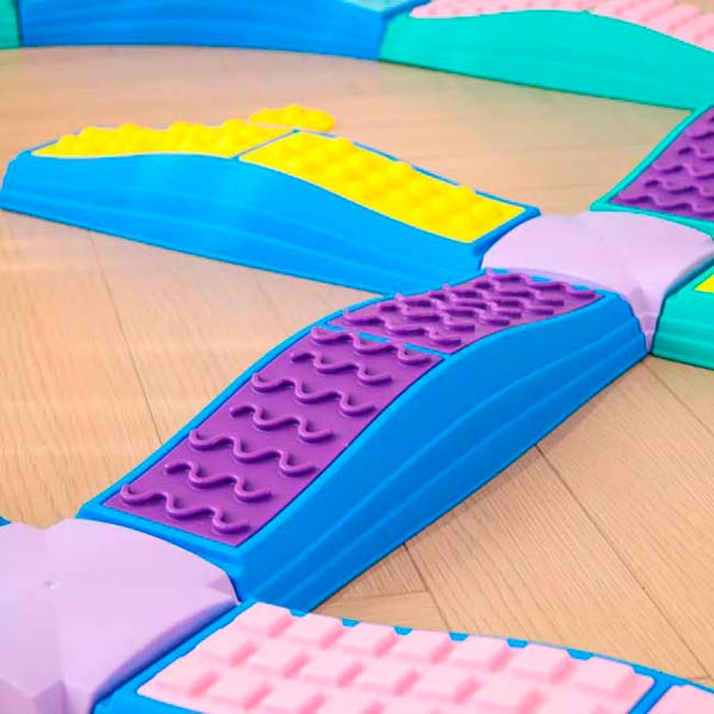Pista de Equilibrio Memorice con Diferentes Texturas