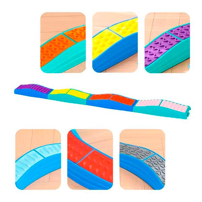 Pista de Equilibrio Memorice con Diferentes Texturas