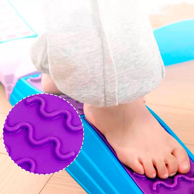 Pista de Equilibrio Memorice con Diferentes Texturas