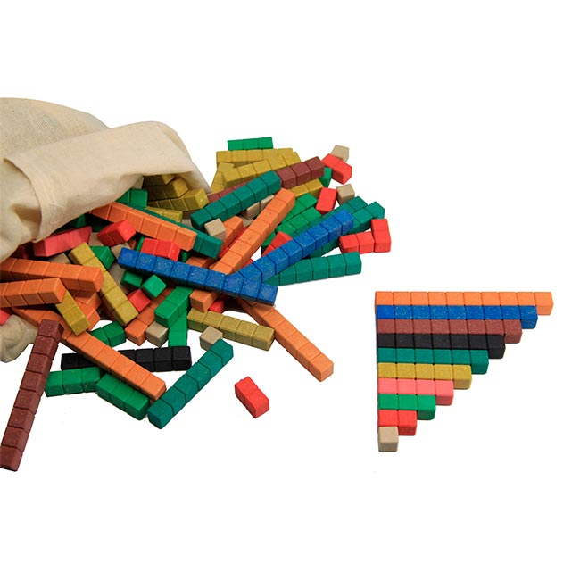 Regletas Cuisenaire Material Biodegradable