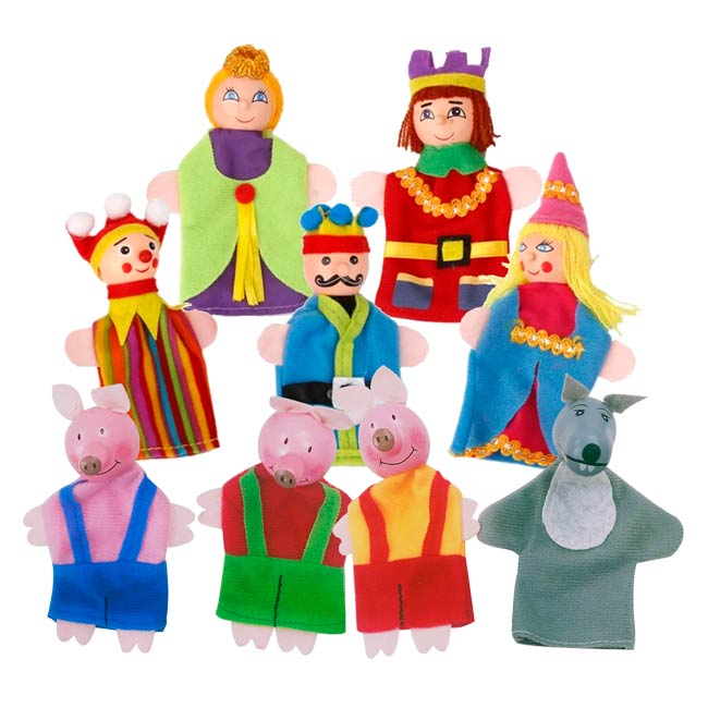 Títeres de Dedo - Personajes de Cuentos