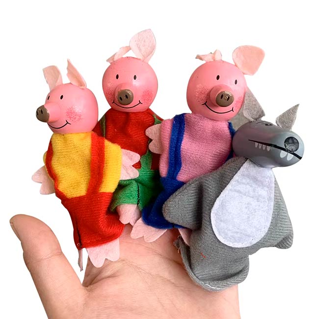 Títeres de Dedo - Personajes de Cuentos