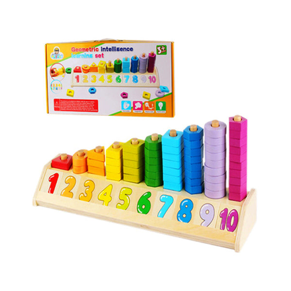 Abaco con Números y Encaje