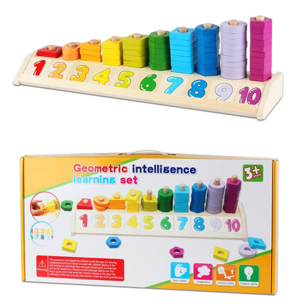 Abaco con Números y Encaje