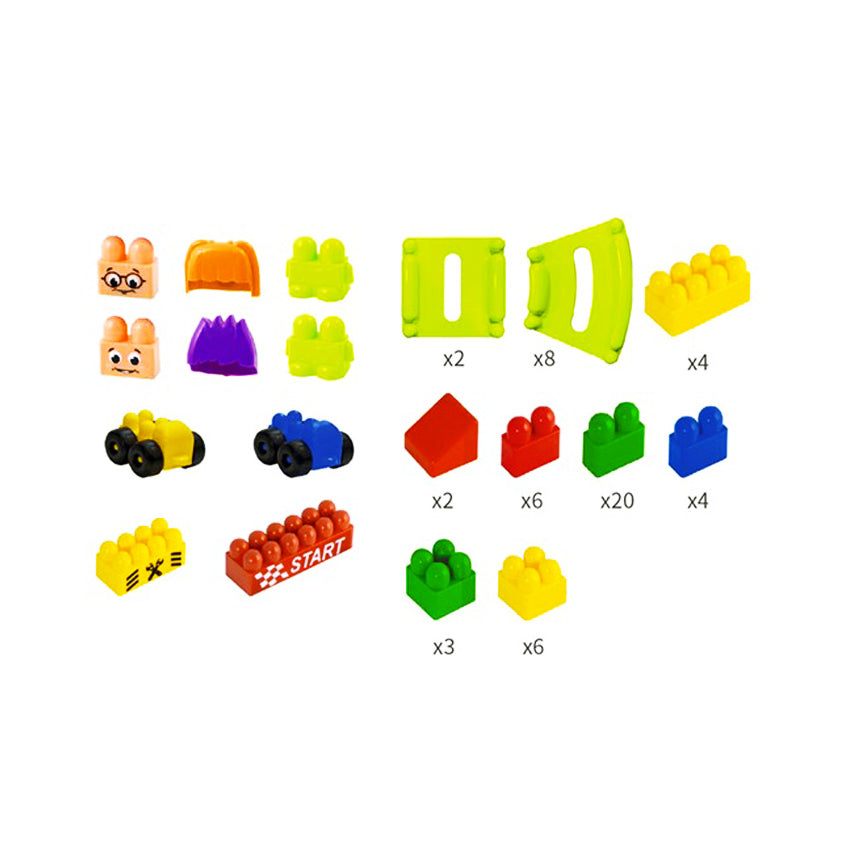 Autopista de Encaje Lego 65 piezas
