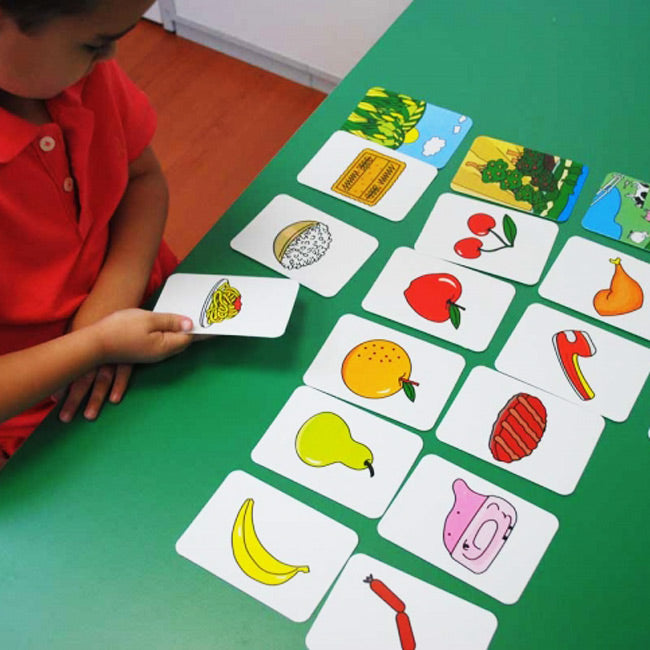 Simple Set de Alimentos – Tarjetas de Familia