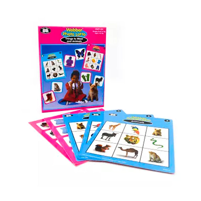 Bingo Imágenes Ropa y Animales