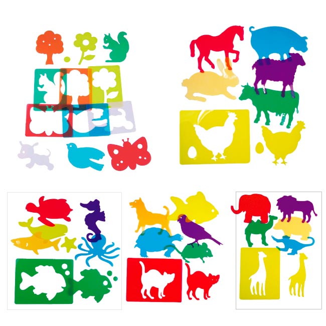 Set de Plantillas de Animales