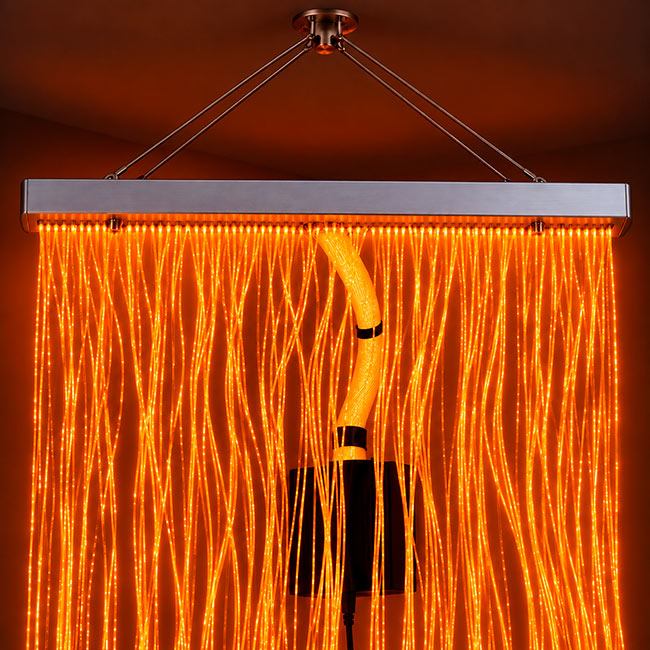 Cortina de luz de fibra óptica 100 cm