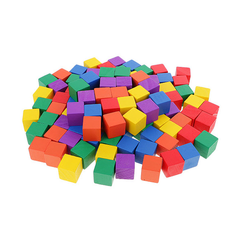 Cubos Colores de Madera