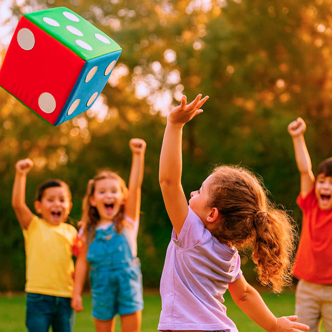 Dado de Espuma 25x25 con Puntos