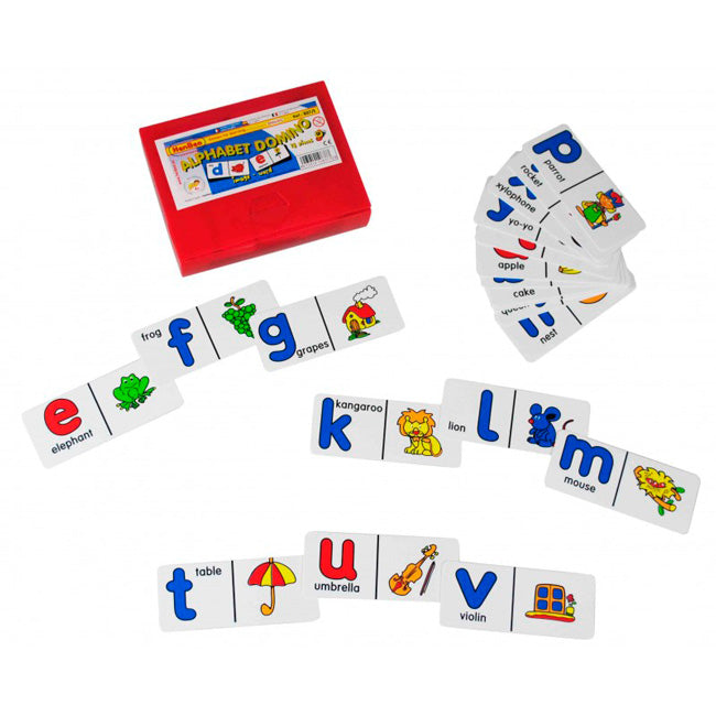 Domino del Alfabeto en Inglés