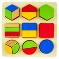 Encaje de Figuras Geometricas Fracciones