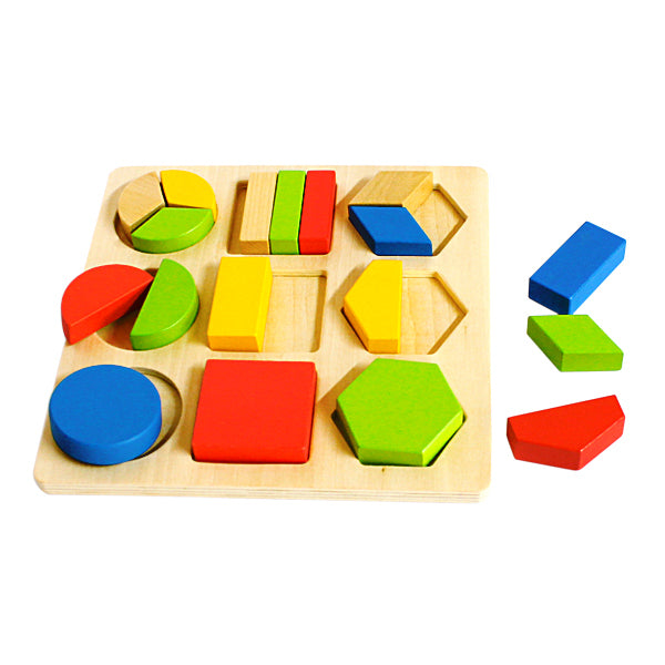 Encaje de Figuras Geometricas Fracciones