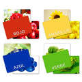 Flash Card Asociación Colores
