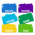 Flash Card Colores Lengua Huilliche