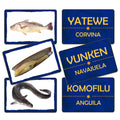 Flash Card Fauna Marina Lengua Huilliche