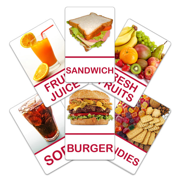 Flash Card Healthy-Unhealthy Opposed