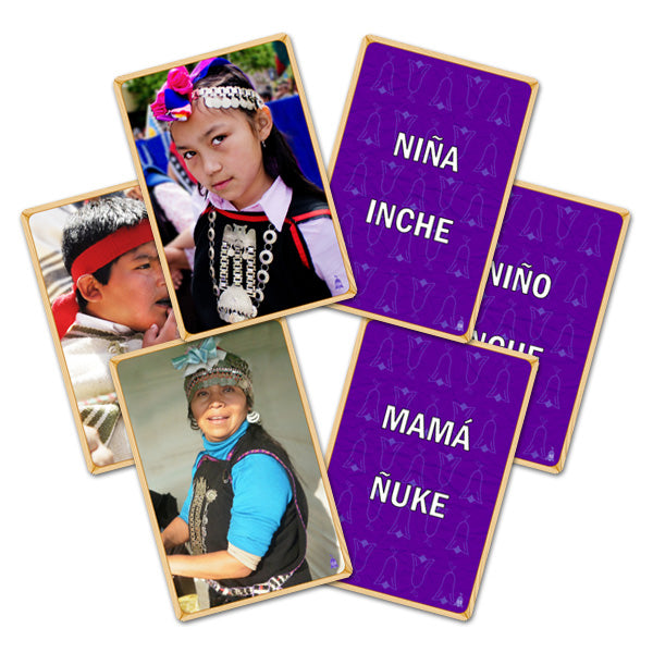 Flash Card Mi Familia (Letrado Mapudungun)