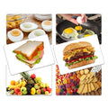 Flash Card Opuestos Alimentos Saludables y no Saludables