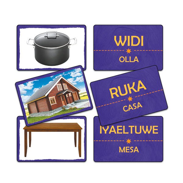 Flash Card Utensilios Lengua Huilliche