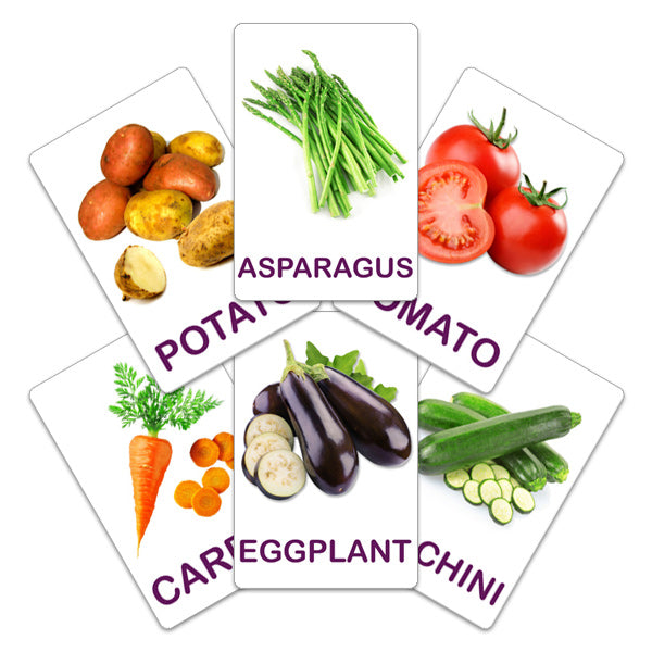 Flash Card Vegetables