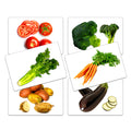 Flash Card Verduras Imagenes Reales