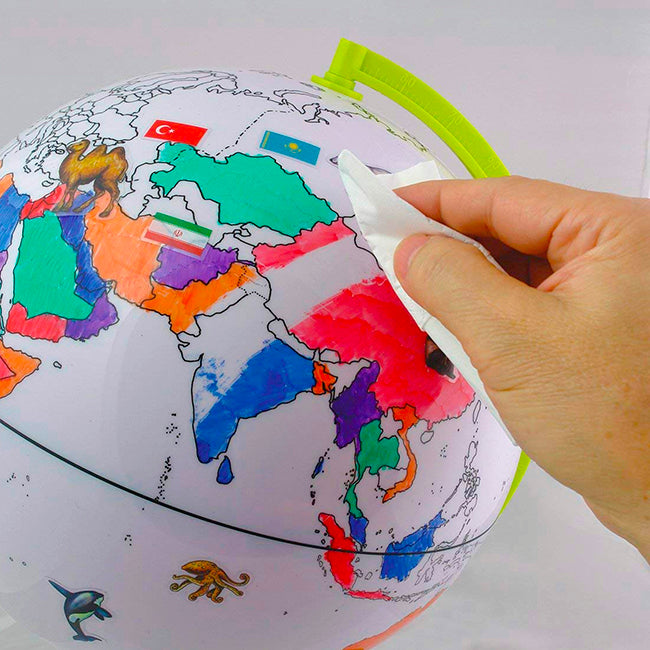 Globo Terráqueo Mundo para Pintar