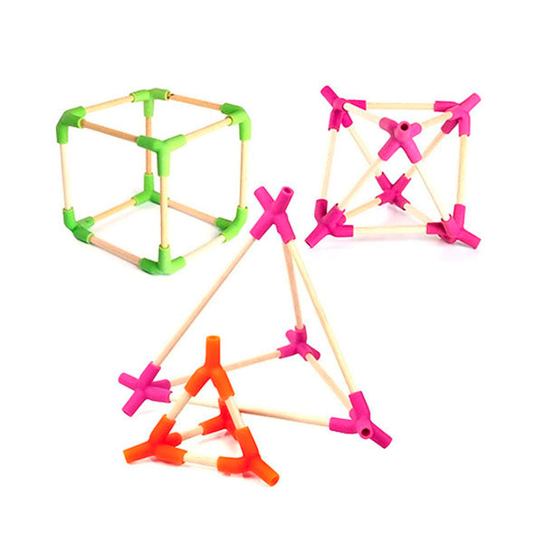 Juego de Construcción con Vértices 76 Piezas