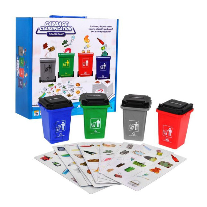 Juego de Reciclaje y Clasificación en Inglés