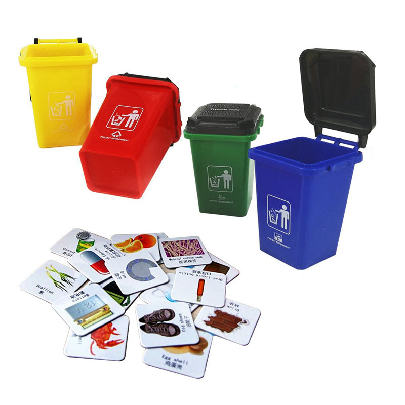Juego de Reciclaje y Clasificación en Inglés