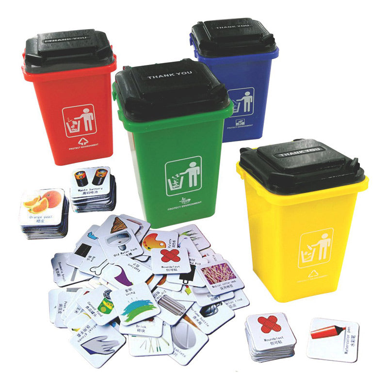 Juego de Reciclaje y Clasificación en Inglés