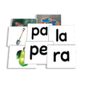 Juego de Tarjetas de Sílabas y Dibujo para Asociar