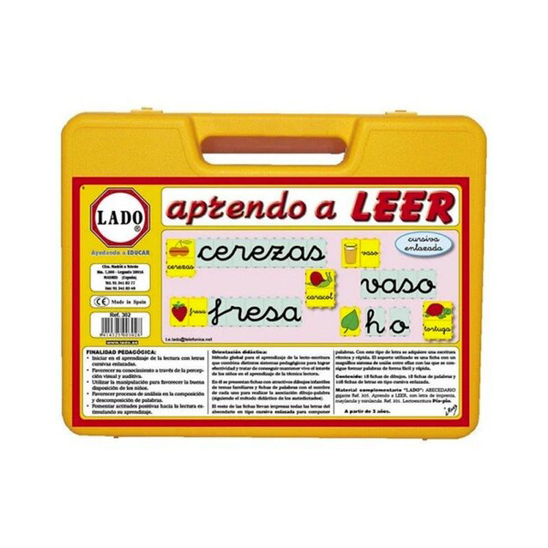 Maleta Aprendo a Leer Letra Cursiva Enlazada